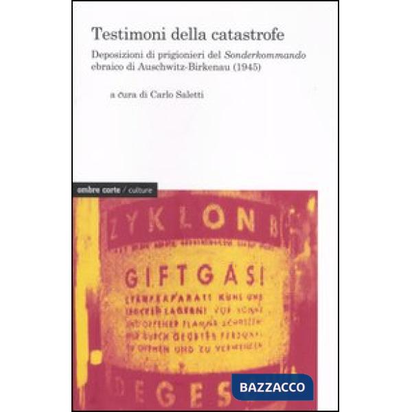 Testimoni della catastrofe. Deposizioni di prigionieri del Sonderkommando ebraico di Auschwitz-Birkenau (1945)