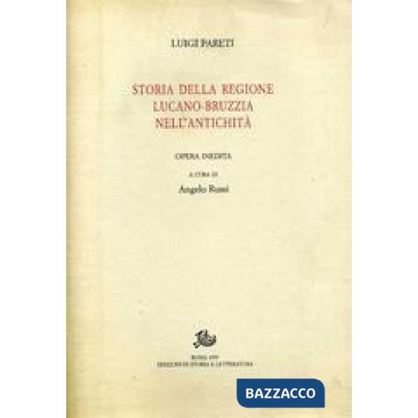 Storia della regione lucano-bruzzia nell'antichità