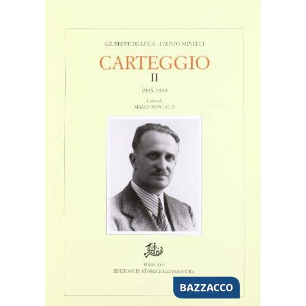 Carteggio. Vol. 2: 1935-1939