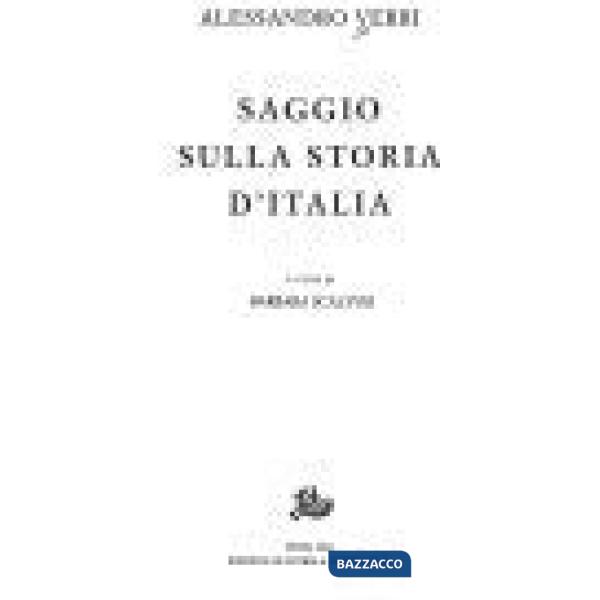 Saggio sulla storia d'Italia