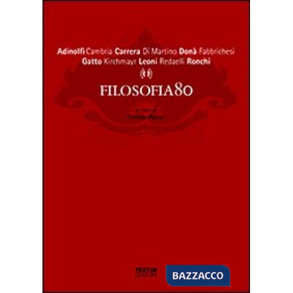 Filosofia80. Con DVD