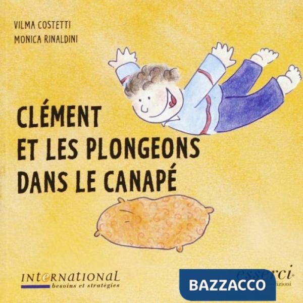 Clement et le plongeons dans le canape