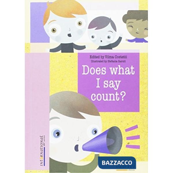 Does what I say count?