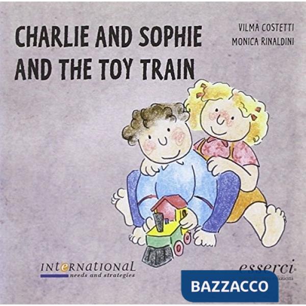 Charlie and Sophie and the toy train