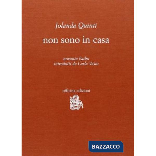 Non sono in casa. Novanta haiku