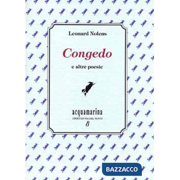 Congedo e altre poesie