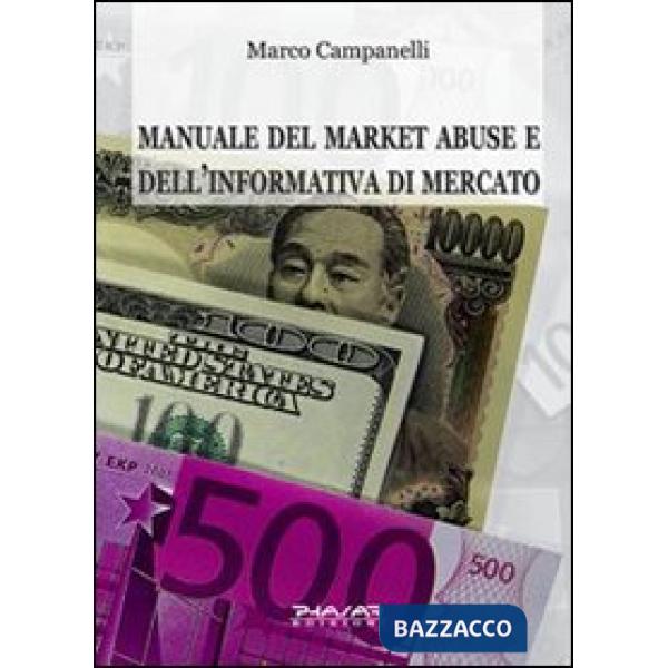 Manuale del market abuse e dell'informativa di mercato
