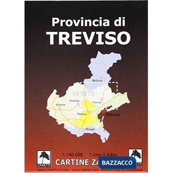 Provincia di Treviso 1:150.000