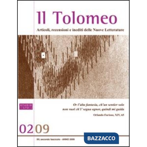 Tolomeo. Articoli, recensioni e inediti delle nuove letterature. Ediz. italiana e inglese (Il)