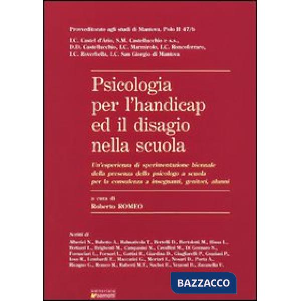 Psicologia per l'handicap ed il disagio nella scuola