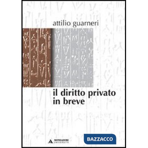 IL DIRITTO PRIVATO IN BREVE