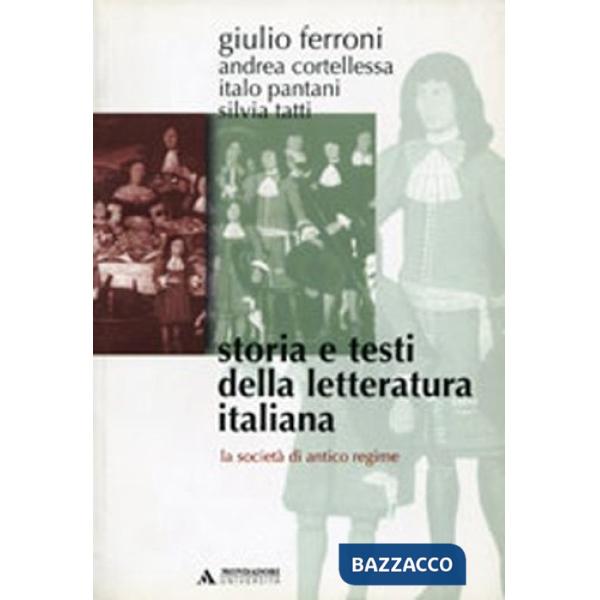 STORIA E TESTI DELLA LETTER.ITAL