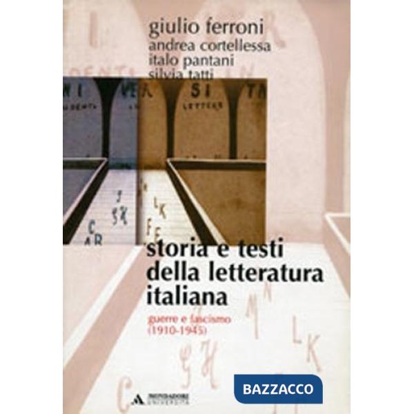 Storia e testi della letteratura italiana