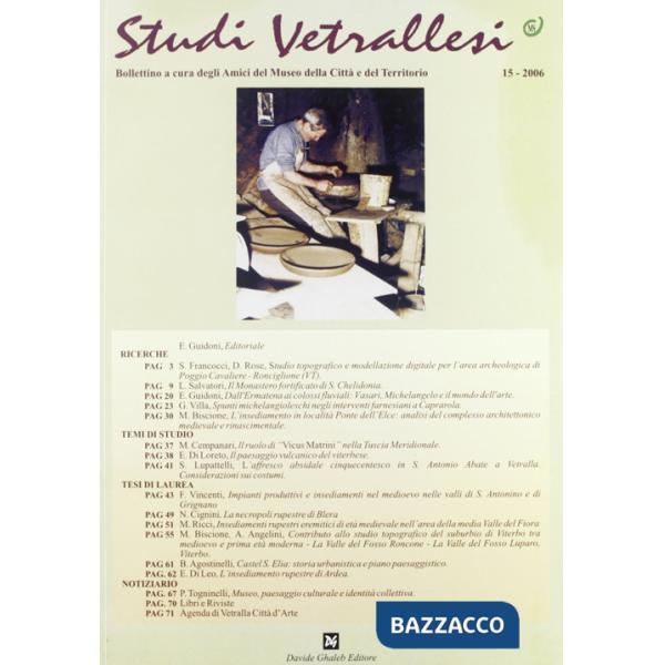 Studi vetrallesi. Vol. 15