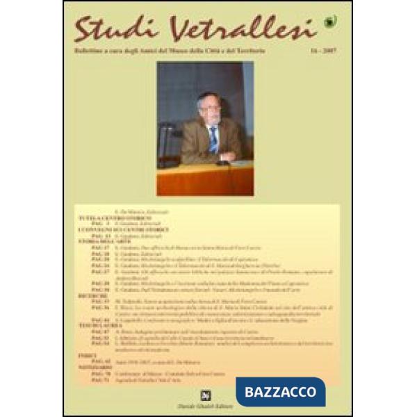 Studi vetrallesi. Vol. 16