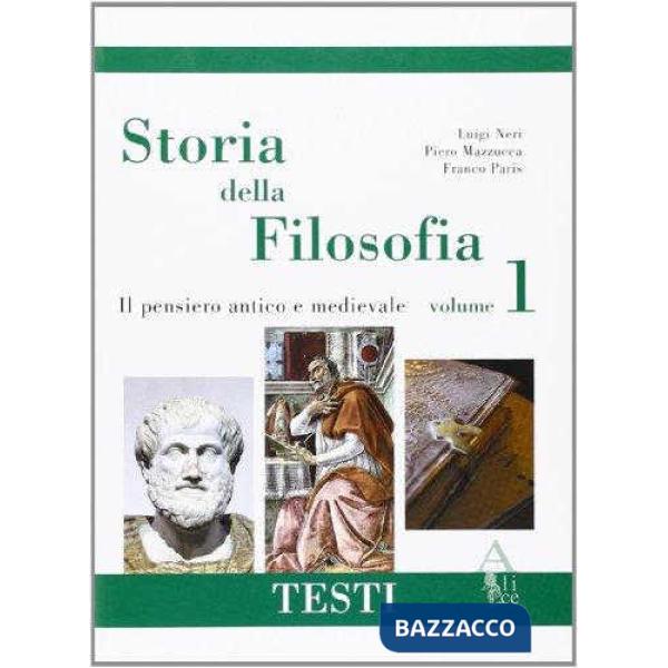 STORIA FILOSOFIA 1 TESTI