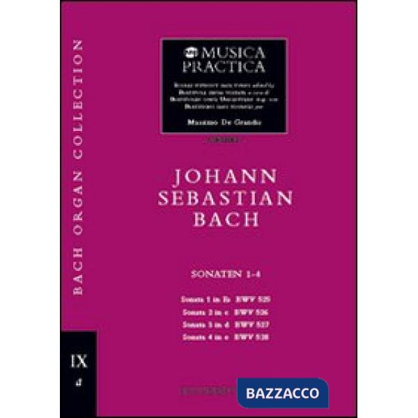 Sonaten 1-4 BWV 525-528. Per organo. Spartito