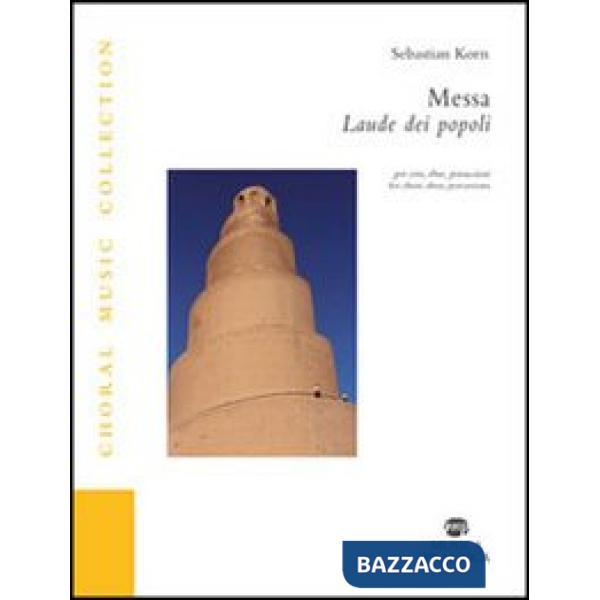 Messa «Laude dei popoli» per coro, oboe, percussioni (spartito)