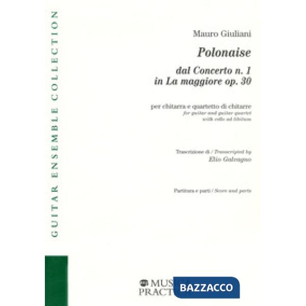 Polonaise dal Concerto n. 1 in La maggiore op. 30 per chitarra e quartetto di ch