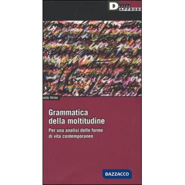Grammatica della moltitudine. Per una analisi delle forme di vita contemporanee