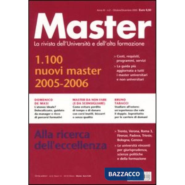 Master. La rivista dell'università e dell'alta formazione. Vol. 2