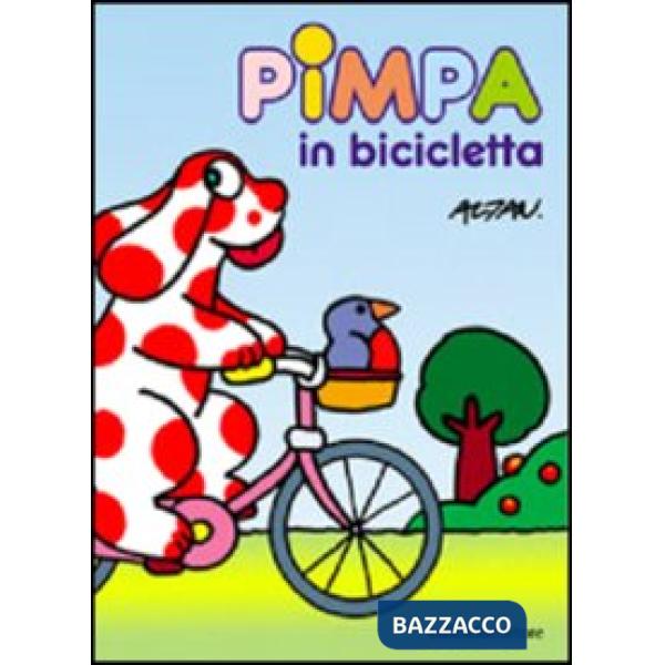 Pimpa in bicicletta
