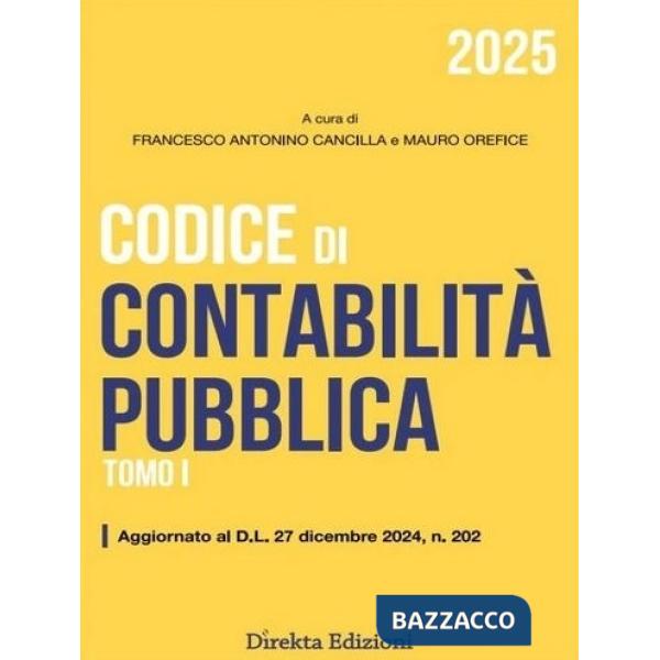 Codice di Contabilità Pubblica tomo 1-2