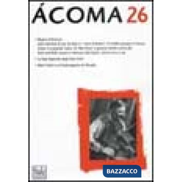 Acoma. Rivista internazionale di studi nordamericani. Vol. 26