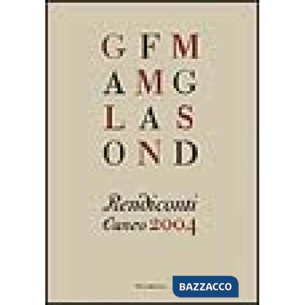 Rendiconti. Cuneo 2004