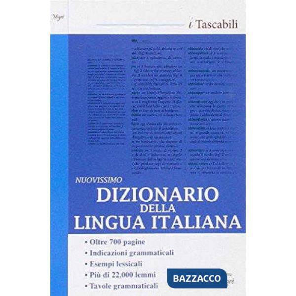 DIZIONARIO DELLA LINGUA ITALIANA/PICCOLO