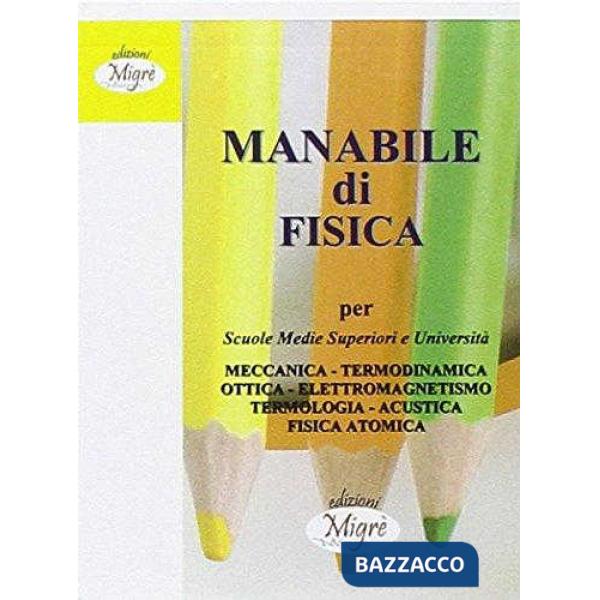 MANABILE DI FISICA KIT (4PZ)