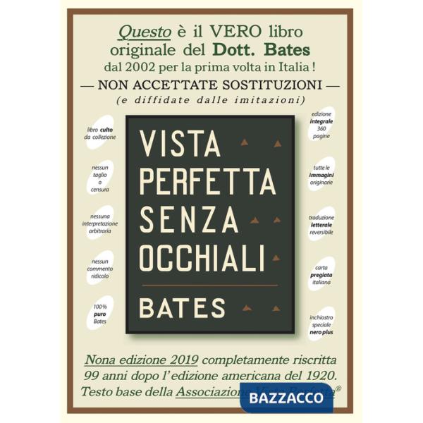 Vista perfetta senza occhiali. La cura della vista imperfetta mediante trattamento senza occhiali. Ediz. speciale. Con Audio