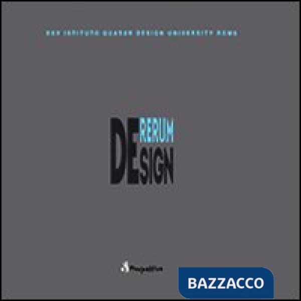 De rerum de sign. 25° Istituto Quasar design University Roma