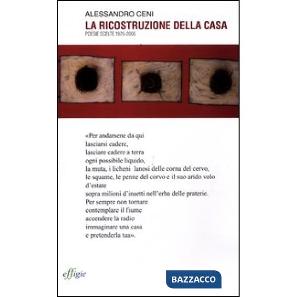 Ricostruzione della casa. Poesie scelte 1976-2006 (La)
