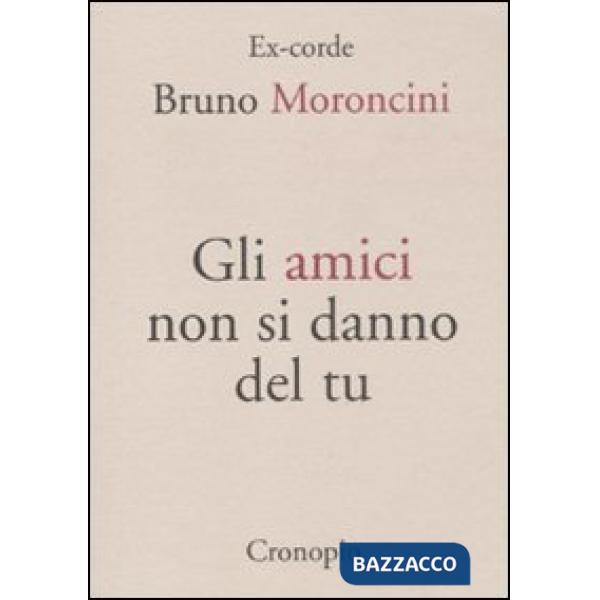 Amici non si danno del tu (Gli)