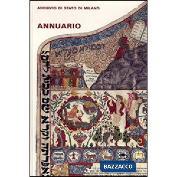Annuario dell'archivio di Stato di Milano