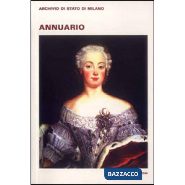 Annuario dell'archivio di Stato di Milano