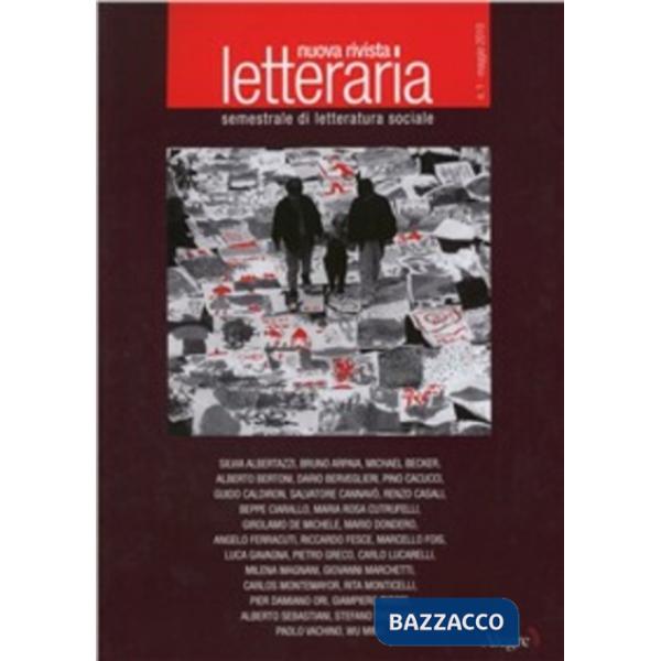 Nuova rivista letteraria (2010). Vol. 1: Il lavoro culturale
