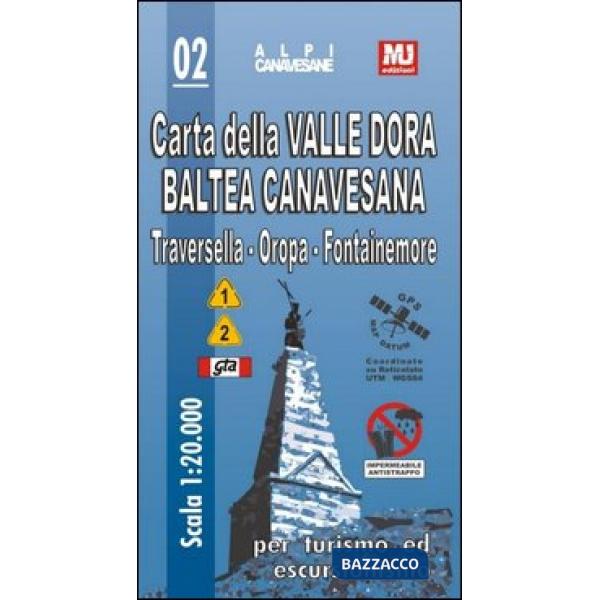 Carta della valle Dora Baltea canavesana