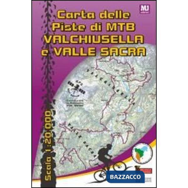 Carta delle piste di MTB Valchiusella Valle Sacra