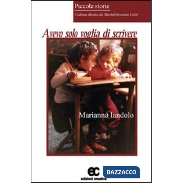 Avevo solo voglia di scrivere