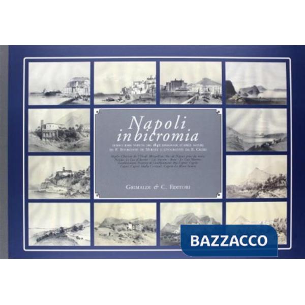 Napoli in bicromia. Dodici rare vedute del 1850. Disegnate d'apres nature da Frederic Bourgeois de Mercey e litografate da E. Ci