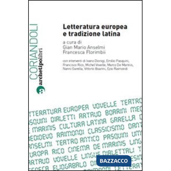 Letteratura europea e tradizione latina