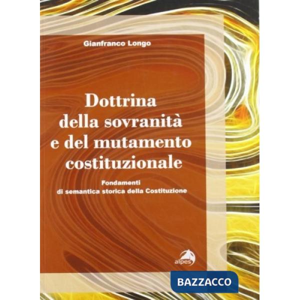 Dottrina della sovranità e del mutamento costituzionale