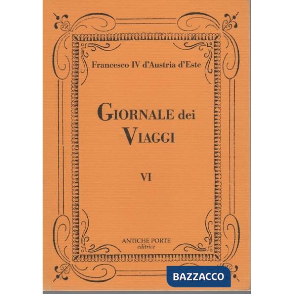 Giornale dei viaggi. Vol. 1