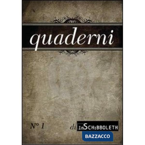 Quaderni di Inschibboleth (2012). Vol. 1