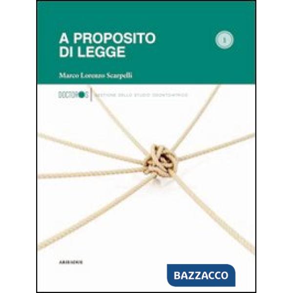 A proposito di legge