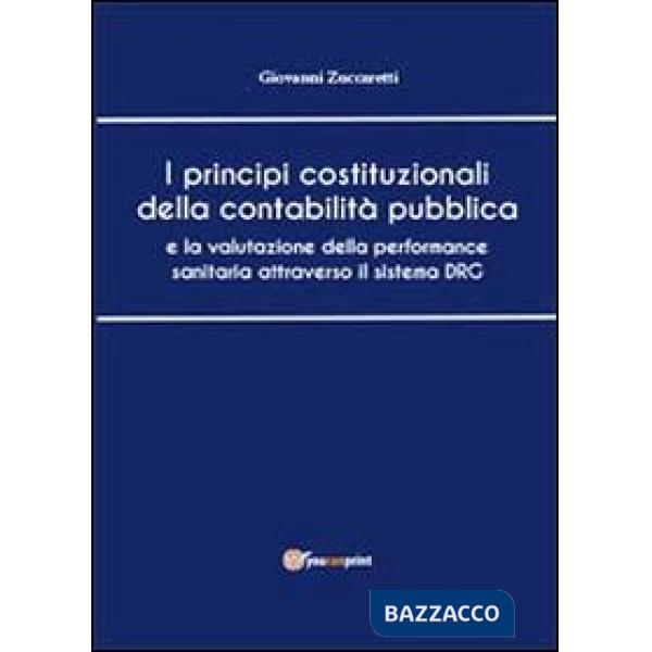 Principi costituzionali della contabilità (I)