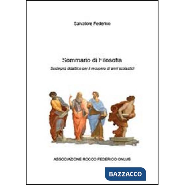 Sommario di filosofia