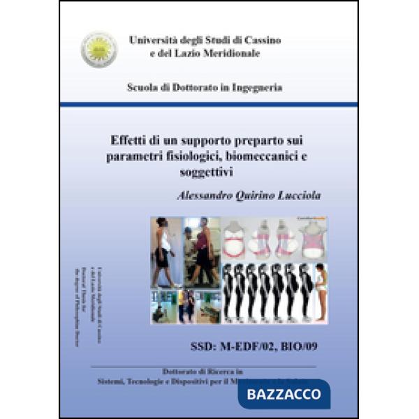 Effetti di un supporto preparto sui parametri fisiologici, biomeccanici e sogget